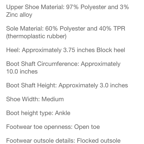 Women’s Gray Ankle Open Toe Heeled Booties NWT - Picture 5 of 5